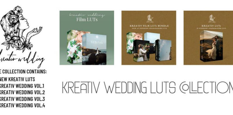 Kreativ Wedding – Bundle Video Luts (Kreativ Wedding LUTs Collection) Vol.1-4 LUT-A1163